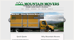Desktop Screenshot of mountainmoversllc.com